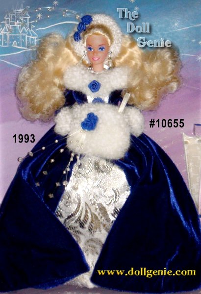 winter princess barbie 1993