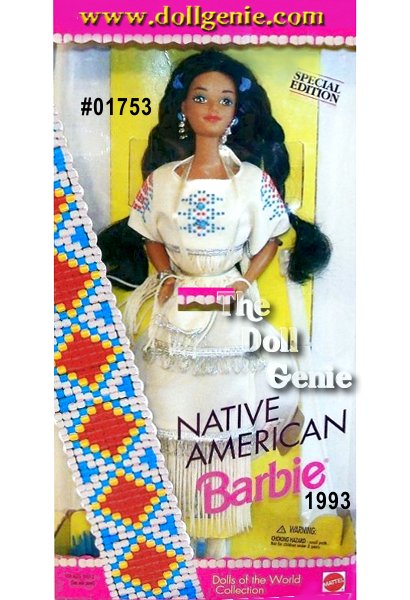 native american barbie doll value