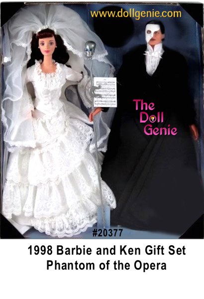 phantom of the opera barbie and ken doll set