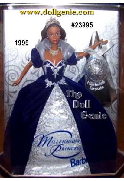 black millennium princess barbie