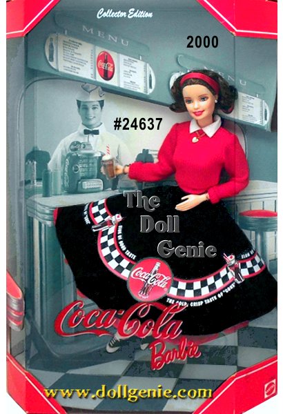 coca cola barbie doll worth