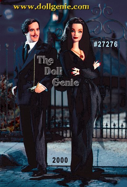 morticia and gomez barbie dolls