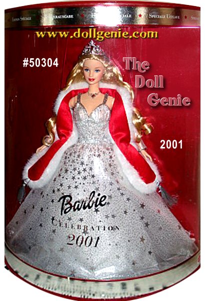 2001 special edition holiday celebration barbie value