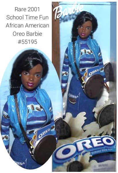 black oreo barbie price