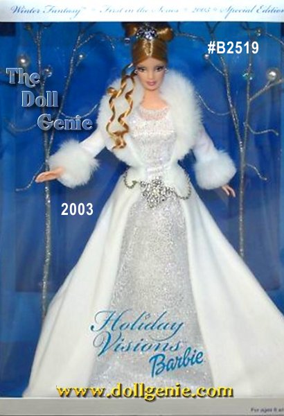 2003 barbie holiday doll