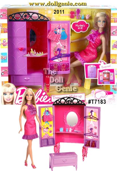 Barbie Dress Up To Makeup Closet And Barbie Doll Set Mugeek Vidalondon