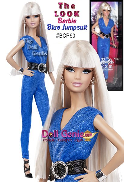 blue barbie jumpsuit