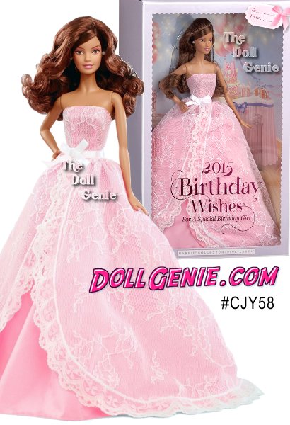 barbie 2015 birthday wishes doll