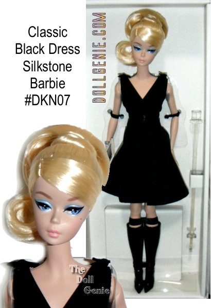 black dress barbie doll