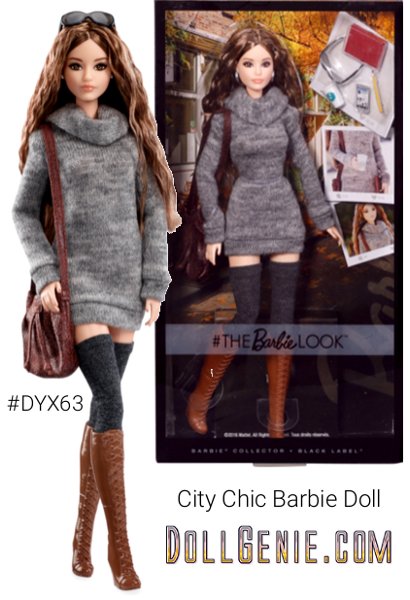 barbie the look sweater dress doll